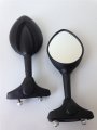 Httmt Mt330- Side Black Mirror Compatible With Cbr600 F4 F4i Yamah Fzr Yzf R1 R6 R6s Fjr Xjr Fz6r