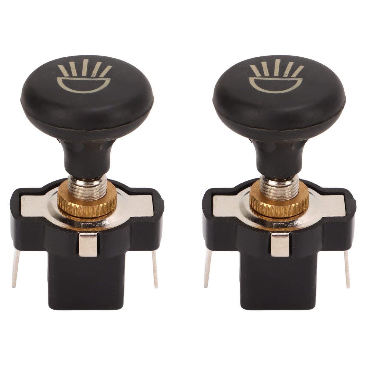 Light Control Switch 2 Pcs Headlight Push Pull Cart Button For E Z
