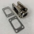 Straight Conversion Adapter T3-4 Bolt To Bolts Turbo Charger Flange With 38mm Vband Wastegate Flange Gasket 