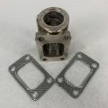 Straight Conversion Adapter T3-4 Bolt To Bolts Turbo Charger Flange With 38mm Vband Wastegate Flange Gasket