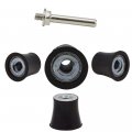 Kingbra 5pcs Disc Pad Holder Universal Quick Replacement 1 2 And 3 With 4 Mandrel Shank For Polishing Sanding Surface
