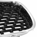 Ch1200386 Factory Style Front Bumper Grill Grille Assembly Compatible With Chrysler 300 Srt8 2012-2014 Chrome Bright Black