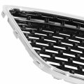 Ch1200386 Factory Style Front Bumper Grill Grille Assembly Compatible With Chrysler 300 Srt8 2012-2014 Chrome Bright Black