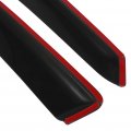 Ocpty Window Visors Fits For 1997-2017d Expedition Tape-on Rain Guards Side Deflectors 4 Pieces 2pcs Front Doors And For Rear