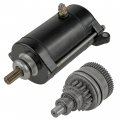 Caltric Starter And Drive Bendix Compatible With Yamaha 1200 Xrt1200 Lst1200 1999-2005