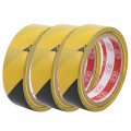 Aexit 30mm X Electrical Equipment 17m Pvc Striped Floor Boundary Marking Warning Tap Black Yellow 3pcs