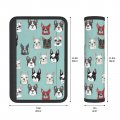 Zelamiee Cartoon Dog Seat Belt Cover Fits Cars Trucks Suv Sedans Sweat Absorption Car Seatbelt Strap Auto Interior Accessories
