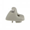 X Autohaux Gray Car Plastic Sun Visor Hook Clip Bracket Retainer 1hs09bd1aa For Dodge Ram 1500 2500 3500 4500 5500 2009-2019