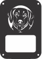Jeeptails Dog Labrador Tail Lamp Light Covers For Jeep Jk Wrangler Black Set Of 2 