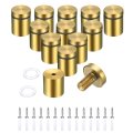 12 Pcs 1 X 1-1 5 Standoff Screws Stainless Steel Wall Mount Sign Mounting Hardware Kit With 14pcs For Hanging Acrylic Glass 