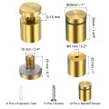 12 Pcs Standoff Screws In X 1 2 Stainless Steel Wall Mount Sign Hardware Kit For Acrylic Glass Signs And Advertising Boards