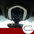 Hotrimworld Carbon Fiber Front Roof Reading Light Trim Cover 1pcs For Porsche Macan 2014-2018