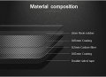 Hotrimworld Carbon Fiber Front Roof Reading Light Trim Cover 1pcs For Porsche Macan 2014-2018