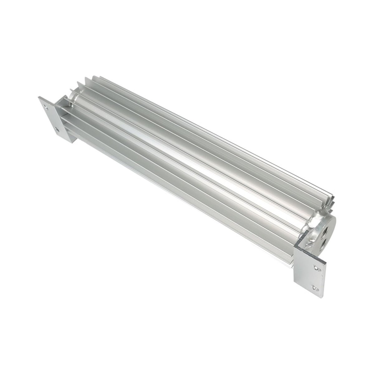 Transmission Oil Chiller 12 In Dual Pass Finned Aluminum Cooler For Performance Cars Classic And Hot Rodscludes Two 1 4 In Npt