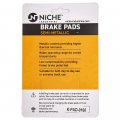 Niche Brake Pad Set For Harley-davidson Softail Fat Boy Breakout 41300102 Front Rear Semi-metallic