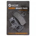 Niche Brake Pad Set For Harley-davidson Softail Fat Boy Breakout 41300102 Front Rear Semi-metallic