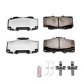Z36-436 Front Carbon Fiber Ceramic Brake Pad Set For Toyota Tacoma 1995 2004 And 4runner 1996 To 2002 With Installation 