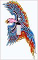 Phoenix Of Fire Decorative Switchplate Cover 