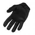 Stealth Pro Work Gloves X Small Ambidextrous Spandex And Faux Leather Light Duty Dexterity With Hook Loop Wrist Closure 