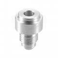 X Autohaux 10 Pcs Car Auto 3an Male Weld On Fitting Bung Hose Adapter Fuel Oil Aluminum Alloy Silver Tone