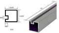 Satin Anodized 72 End Post Extrusion 