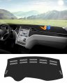Dashboard Cover Mat For Tesla Model X 2016 2017 2018 2019 Accessories Flannel Dash Sunshade Glare Uv Rays Protector 