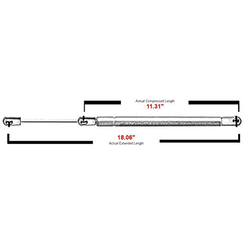 2 Pcs Rear Window Glass Lift Supports Gas Sping Shocks Struts For 1999 2006 Cadillac Escalade Chevrolet Suburban Tahoe Gmc