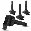 100 New 4pcs Ignition Coil Set Compatible For Mercedes-benz C230 1 8l 2003-2005 Automobiles Fit Oe Uf555 