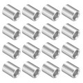 16pcs Aluminum Spacers 5mm Id X 8mm Od 10mm Length Screw Standoff Bushing Plain Finish Unthreaded Metal Round Spacer For M5 