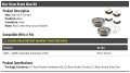 Rear Drum Brake Shoe Kit Compatible With 2005-2008 Chevy Silverado 1500
