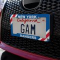 New York Rangers Jersey License Plate Tag Frame