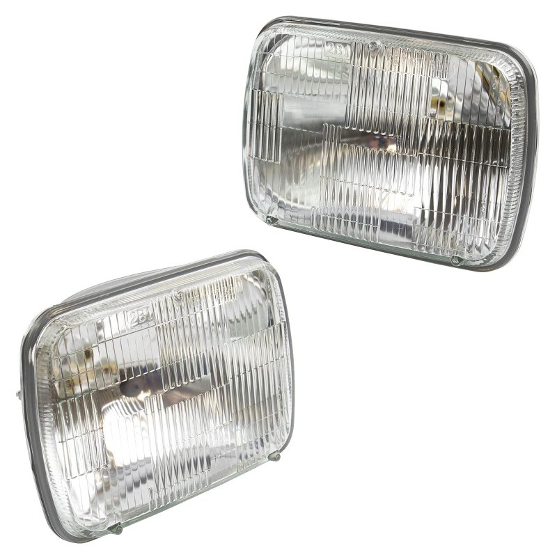 Headlight Assembly Set Of 2 Sealed Beam Mechanics Choice For 1979-1982 Plymouth Champ With Dual Headlights