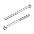 4pcs M5 X 70mm Lifting Eye Bolts 304 Stainless Steel Machinery Shoulder Swing Bolt Ring Eyebolt For Pipeline Gate Valves 