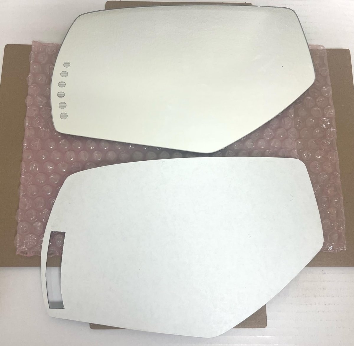 Blind Spot Mirror Glass With Full Size Adhesive For 2014-2019 Chevrolet Silverado Gmc Sierra Driver Side View Left Lh