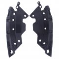 Xtremeamazing 2pcs Front Driver And Passenger Side Bumper Upper Bracket Garnish For Civic 2022-2023 