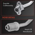 A-premium Power Steering Hose Pressure Line Assembly Compatible With Honda Accord 2008 L4 2 4l Manual Transmission Pump To Gear
