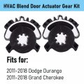 2pcs Hvac Blend Door Actuator Gear Kit Fits For 2011-2018 Dodge Durango Jeep Grand Cherokee Replaces 68214880aa 926-133 22133