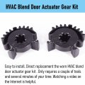 2pcs Hvac Blend Door Actuator Gear Kit Fits For 2011-2018 Dodge Durango Jeep Grand Cherokee Replaces 68214880aa 926-133 22133