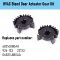 2pcs Hvac Blend Door Actuator Gear Kit Fits For 2011-2018 Dodge Durango Jeep Grand Cherokee Replaces 68214880aa 926-133 22133