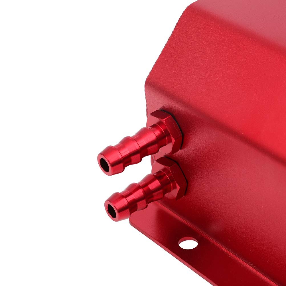 Universal 1l Coolant Reservoir Bottle Radiator Overflow Expansion Tank With Cap Red Fits Most Vehicles