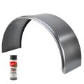 Recpro Round Steel Trailer Fenders Single Axle 36 X 13 20 14 Gauge 1 Fender With Rubberized Undercoating Spray