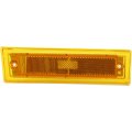 Side Marker Light Assembly Passenger Front For Gmc Jimmy 1990 1991 Without Chrome Trim Gm2551106 Black Plastic Halogen Lamp 