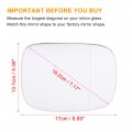 X Autohaux Car Rearview Right Passenger Side Heated Mirror Glass Replacement W Backing Plate For Volvo Xc70 2008-2016 Xc90