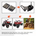Goofit Brake Pad Set Replacement For Carter Master Tomberlin American 150cc 200cc 250cc 300cc Atv Quad Dirt Pit Bike Buggy Go