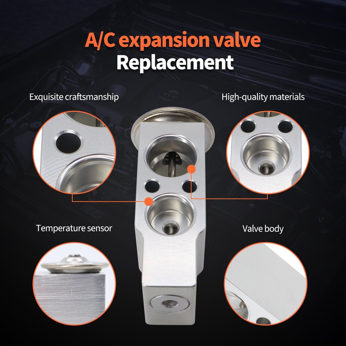 4752068 A C Expansion Valve For Cadillac Cts Sts Lexus Es350 Rx350 Rx450h Toyota Avalon Camry Highlander Venza Replaces 39186