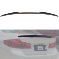 Aintier 1pc Carbon Fiber Spoiler Wing Compatible For 2017-2021 Bmw G30 G38 F90 M5 Glossy Black Rear Trunk Tail