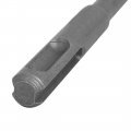 Uxcell 8mm Tip 200mm Long Chrome Steel Round Shank Masonry Hammer Drill Bit