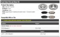 Front Ceramic Brake Pads And Rotor Kit Compatible With 2014016 Mazda 3 2 0l 2 5l 4-cylinder Japan Built Models