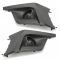 Hecasa Fog Light Bezel Left Right Compatible With 2018-2020 Subaru Crosstrek W O Hole Replacement For 57731fl072 57731fl062