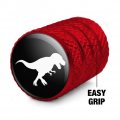 Dinosaur Tyrannosaurus Rex Black White Tire Rim Wheel Aluminum Valve Stem Caps